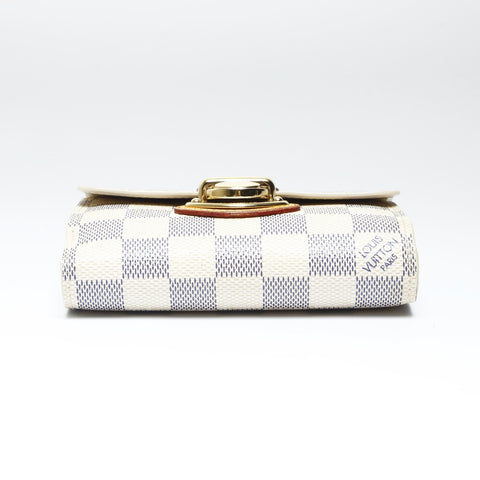 LOUIS VUITTON 2010 Portefeuille Joy Tri-fold wallet white WS24233