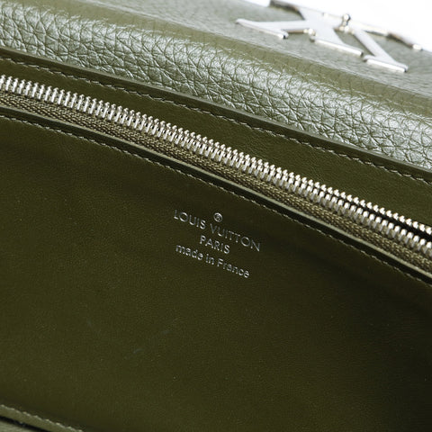 LOUIS VUITTON 2019 Capucines Purse khaki WS24235