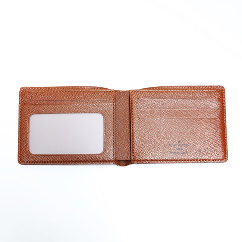 LOUIS VUITTON 2003 Monogram Porte Billets 9Cartes Credit Bifold Wallet Brown WS24236