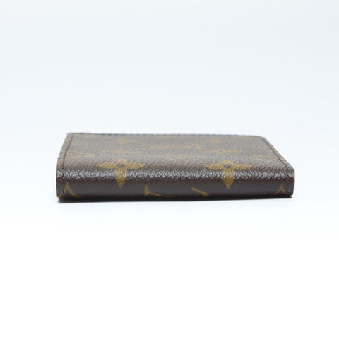 LOUIS VUITTON 2003 Monogram Porte Billets 9Cartes Credit Bifold Wallet Brown WS24236