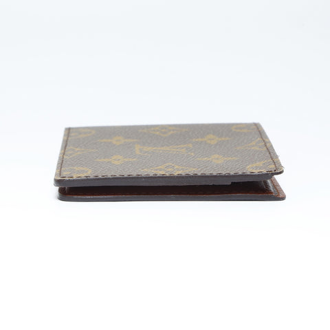 LOUIS VUITTON 2003 Monogram Porte Billets 9Cartes Credit Bifold Wallet Brown WS24236