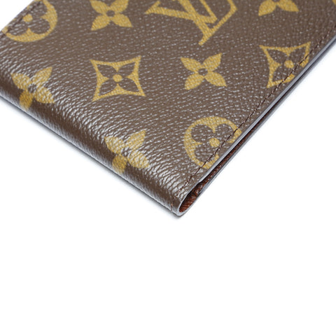 LOUIS VUITTON 2003 Monogram Porte Billets 9Cartes Credit Bifold Wallet Brown WS24236