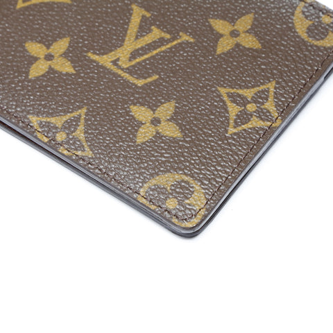 LOUIS VUITTON 2003 Monogram Porte Billets 9Cartes Credit Bifold Wallet Brown WS24236