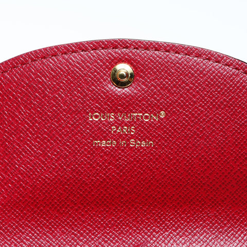 LOUIS VUITTON Monogram Portomone Rosali Bifold Wallet Brown WS24237