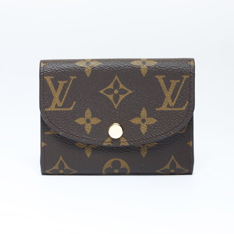 LOUIS VUITTON Monogram Portomone Rosali Bifold Wallet Brown WS24237