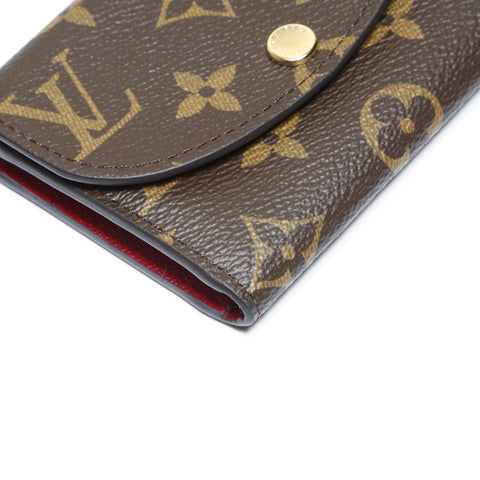 LOUIS VUITTON Monogram Portomone Rosali Bifold Wallet Brown WS24237