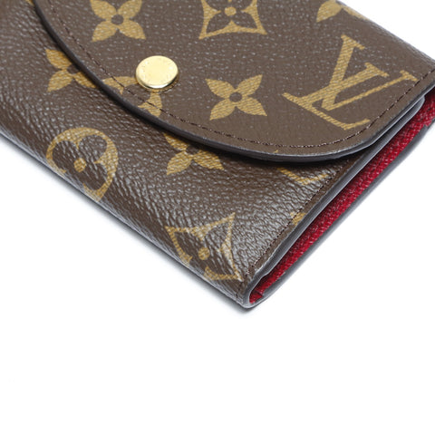 LOUIS VUITTON Monogram Portomone Rosali Bifold Wallet Brown WS24237