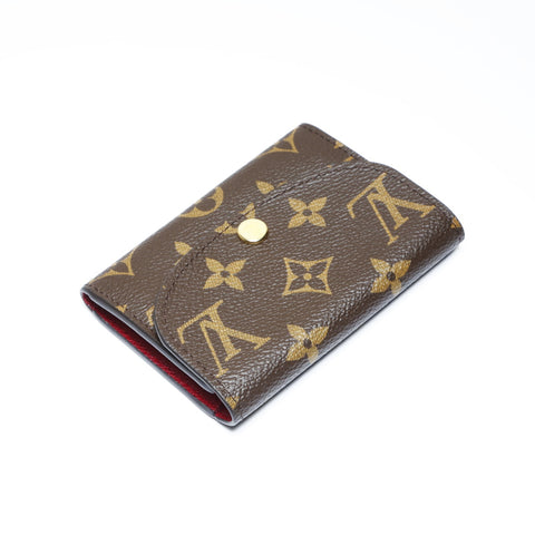 LOUIS VUITTON Monogram Portomone Rosali Bifold Wallet Brown WS24237