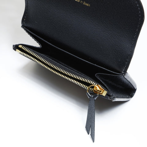 LOUIS VUITTON Monogram Reverse Porte Monnaie Rosary Bifold Wallet Brown WS24238