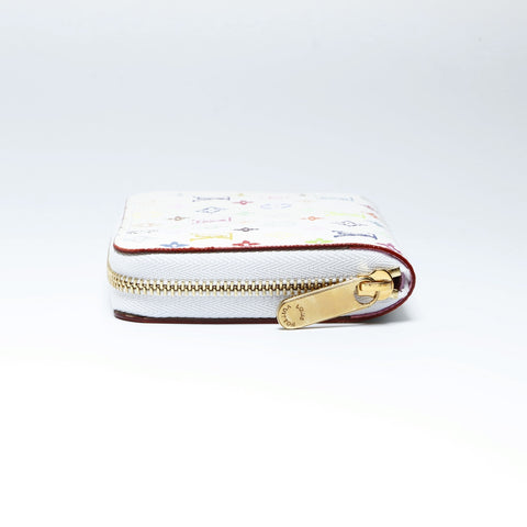 LOUIS VUITTON 2013 Monogram Multicolor Zip Around Purse Wallet Coin case PVC multicolor WS24240