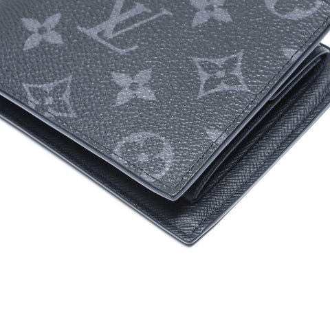 LOUIS VUITTON Portefeuille Marco NM Bifold Wallet PVC black WS24246