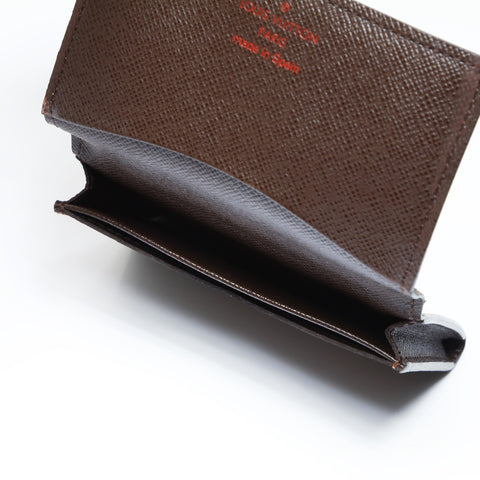 LOUIS VUITTON 2010 Damier Envelope Carte de Visite Card Case PVC Brown WS24248