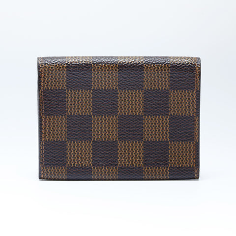 LOUIS VUITTON 2010 Damier Envelope Carte de Visite Card Case PVC Brown WS24248