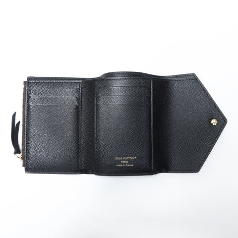 LOUIS VUITTON Monogram Reverse Portefeuille Victorine Tri-fold wallet PVC Brown WS24249