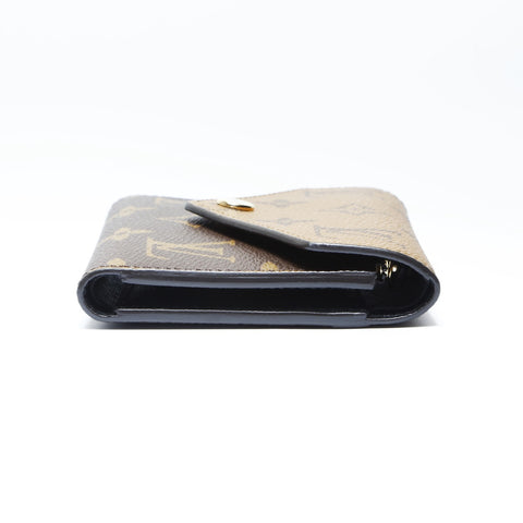 LOUIS VUITTON Monogram Reverse Portefeuille Victorine Tri-fold wallet PVC Brown WS24249