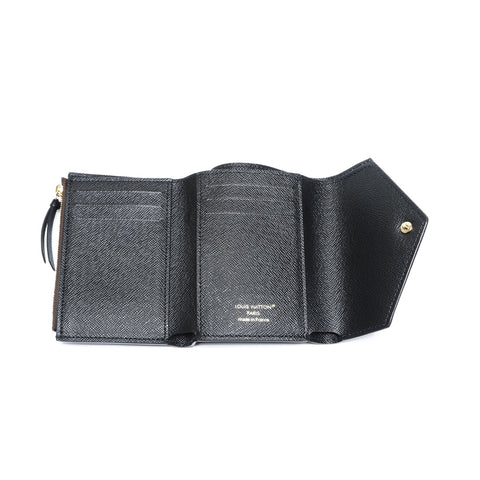 LOUIS VUITTON Monogram Reverse Portefeuille Victorine Tri-fold wallet PVC Brown WS24250