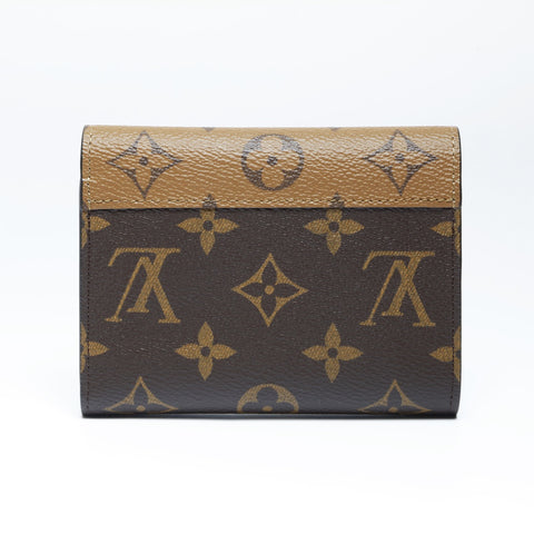 LOUIS VUITTON Monogram Reverse Portefeuille Victorine Tri-fold wallet PVC Brown WS24250