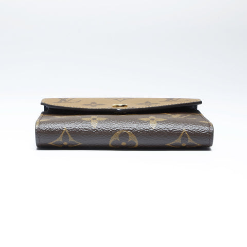 LOUIS VUITTON Monogram Reverse Portefeuille Victorine Tri-fold wallet PVC Brown WS24250