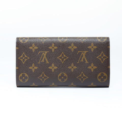 LOUIS VUITTON 2002 Monogram Porte Tresor International Purse Brown WS24251
