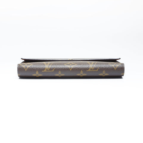 LOUIS VUITTON 2002 Monogram Porte Tresor International Purse Brown WS24251