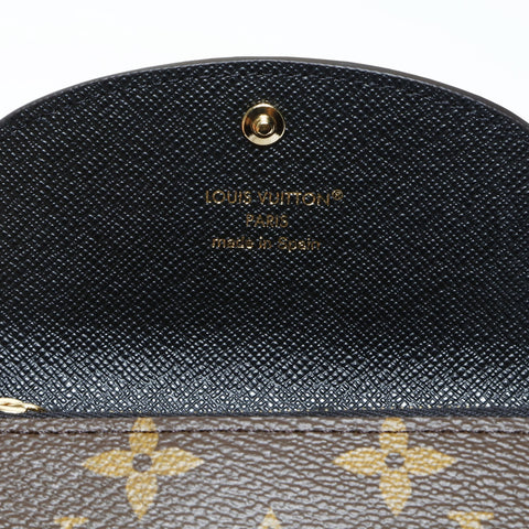 LOUIS VUITTON Monogram Reverse Porte Monnaie Rosary Bifold Wallet Brown WS24252