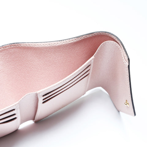 LOUIS VUITTON Portefeuille Victorine Tri-fold wallet PVC Brown WS24253