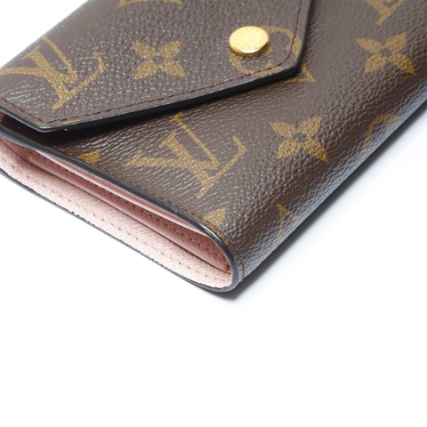 LOUIS VUITTON Portefeuille Victorine Tri-fold wallet PVC Brown WS24253