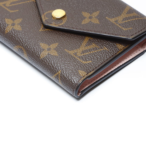 LOUIS VUITTON Portefeuille Victorine Tri-fold wallet PVC Brown WS24253