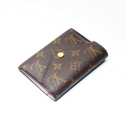 LOUIS VUITTON Portefeuille Victorine Tri-fold wallet PVC Brown WS24253