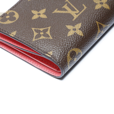 LOUIS VUITTON Portefeuille Lisa Bifold Geldbörse PVC Braun WS24256