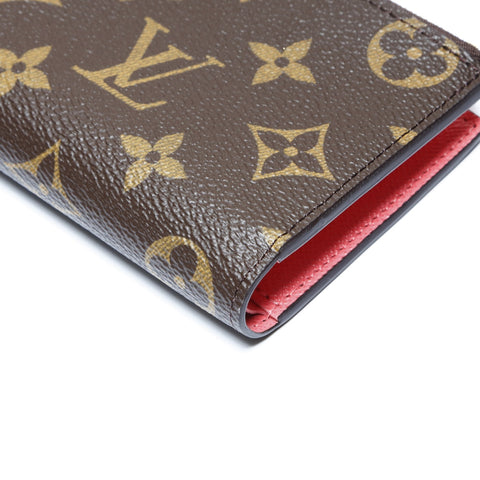 LOUIS VUITTON Portefeuille Lisa Bifold Wallet PVC Brown WS24256