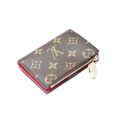 LOUIS VUITTON Portefeuille Lisa Bifold Wallet PVC Brown WS24256