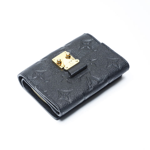 LOUIS VUITTON Portefeuille Metis Compact Tri-fold wallet PVC black WS24257