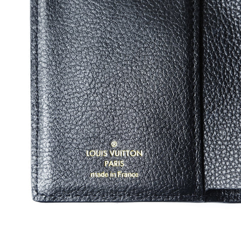 LOUIS VUITTON Portefeuille Metis Compact Tri-fold wallet PVC black WS24257
