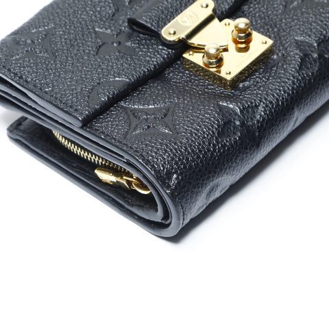 LOUIS VUITTON Portefeuille Metis Compact Tri-fold wallet PVC black WS24257