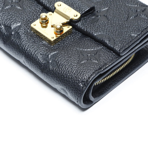 LOUIS VUITTON Portefeuille Metis Compact Tri-fold wallet PVC black WS24257