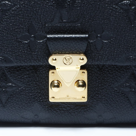 LOUIS VUITTON Portefeuille Metis Compact Tri-fold wallet PVC black WS24257