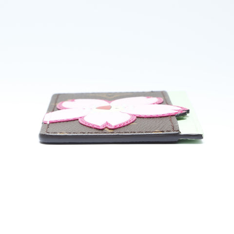 LOUIS VUITTON LV × TM Card Case Porto Carte Simple Card Case PVC Brown WS24258