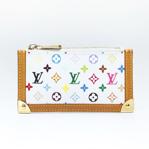 LOUIS VUITTON 2004 Multicolor Pochette Cle Coin case multicolor WS24260