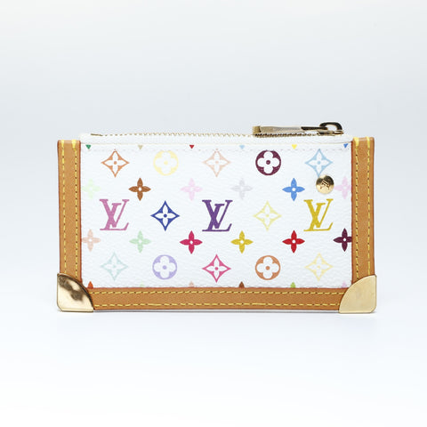 LOUIS VUITTON 2004 Multicolor Pochette Cle Coin case multicolor WS24260