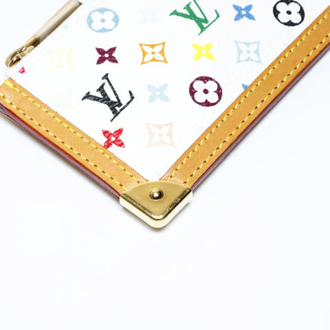 LOUIS VUITTON 2004 Multicolor Pochette Cle Coin case multicolor WS24260