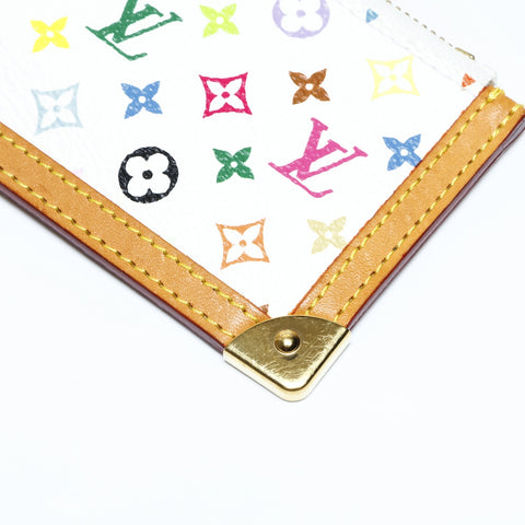 LOUIS VUITTON 2004 Multicolor Pochette Cle Coin case multicolor WS24260