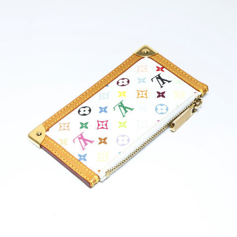LOUIS VUITTON 2004 Multicolor Pochette Cle Coin case multicolor WS24260