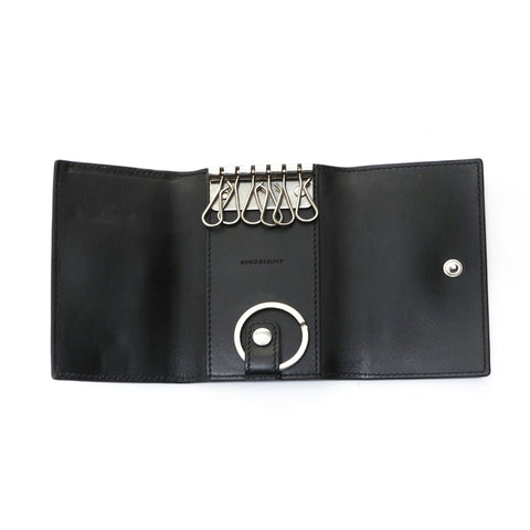 CELINE leather Key holder  leather black WS24263