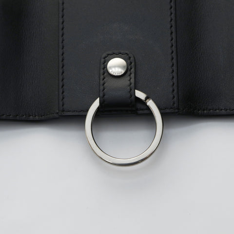 CELINE leather Key holder  leather black WS24263