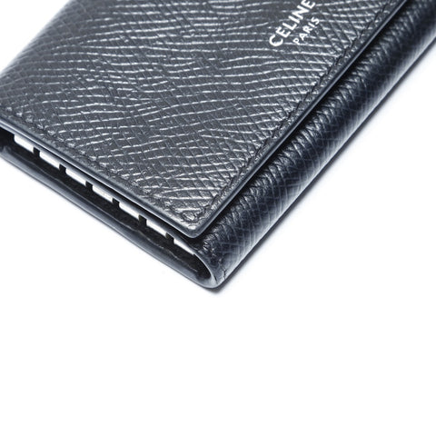 CELINE leather Key holder  leather black WS24263