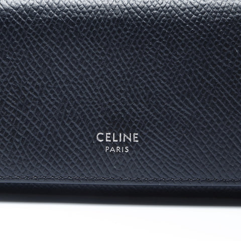 CELINE leather Key holder  leather black WS24263