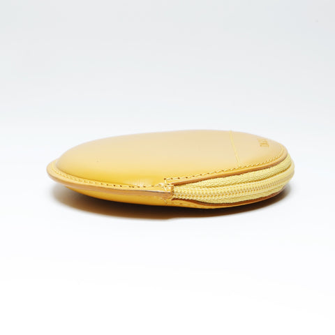 LOEWE Leather Round Coin case yellow WS24266