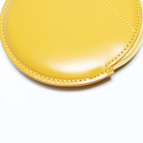LOEWE Leather Round Coin case yellow WS24266