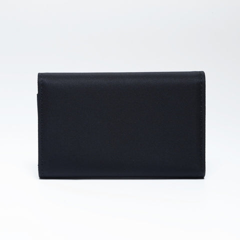 PRADA Nylon triangle logo Key holder  Nylon black WS24267